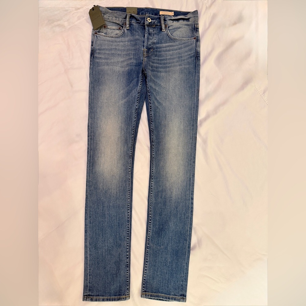 AllSaints Cigarette Skinny Jeans – Mid Indigo – W30 – NEW With Tags
